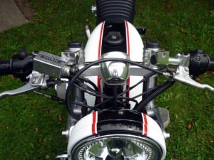 Yamaha Virago 750 Cafe Racer Headlight and Triple Tree