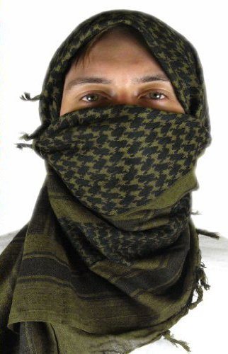 Keffiyeh Scarf Shemagh Desert Keffiyeh Head Neck Scarf Military