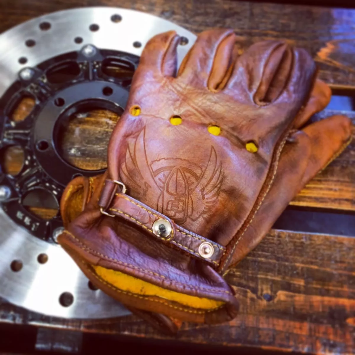 Motorcycle Glove and Rotor