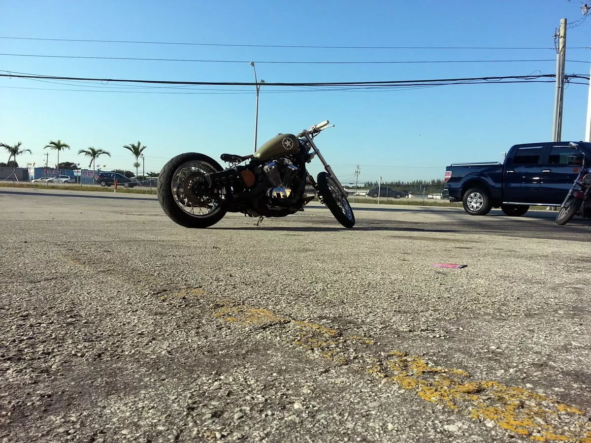 custom honda vlx bobber