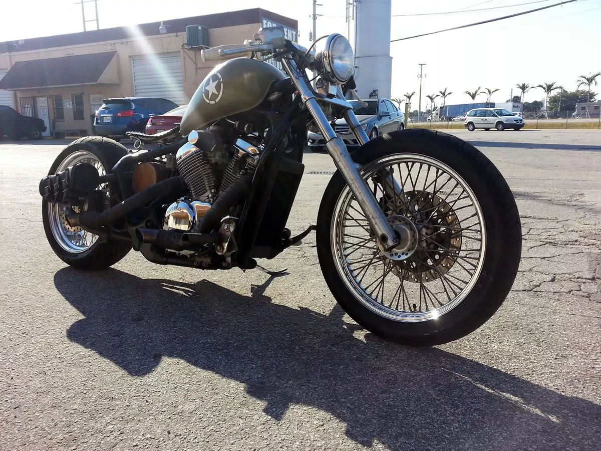 honda vlx bobber hardtail