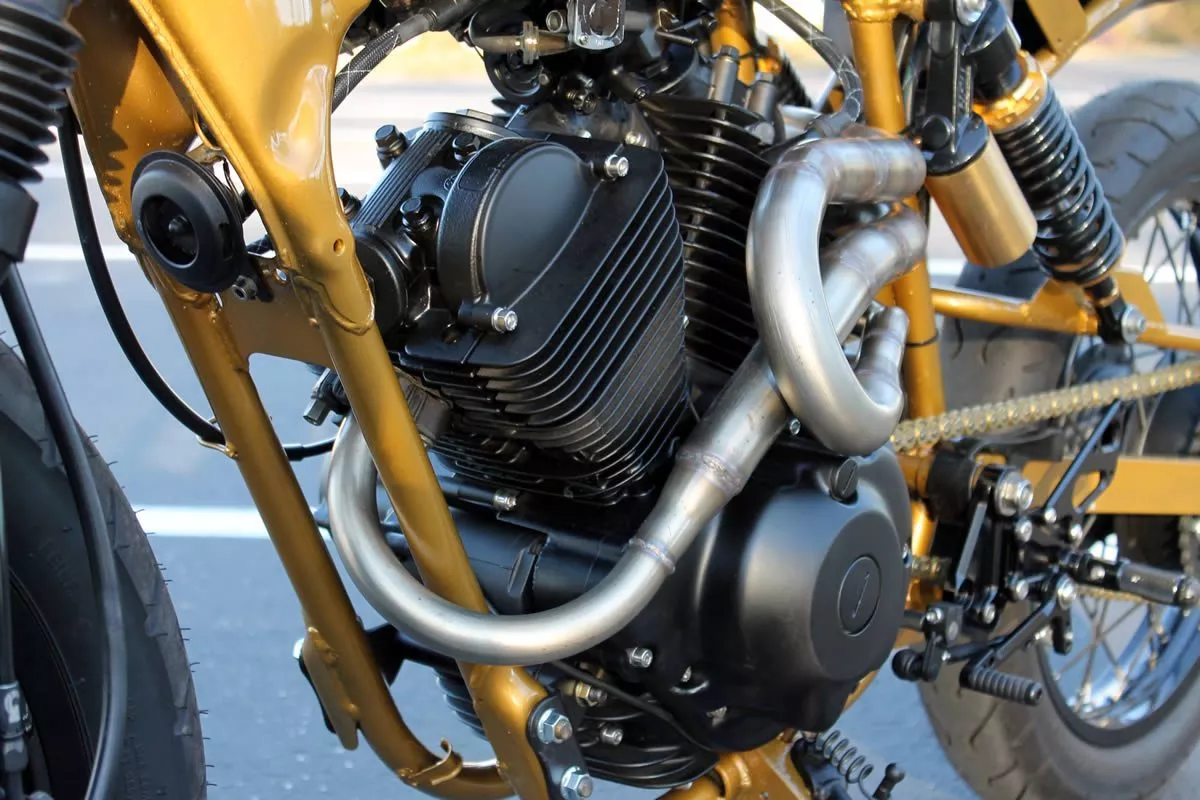 yamaha vstar 250 cafe racer motor