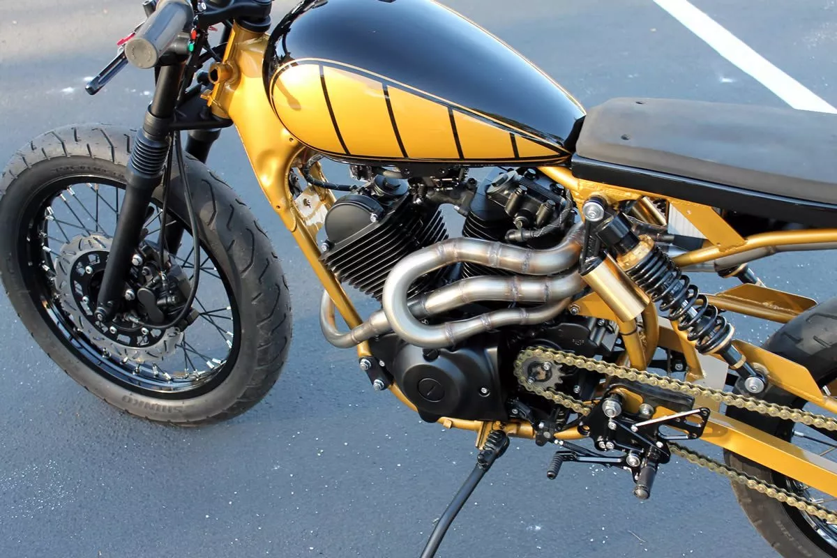 yamaha vstar 250 cafe racer profile